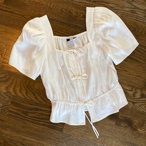 NWT & Other Stories, Sz 6 Tie-top Blouse